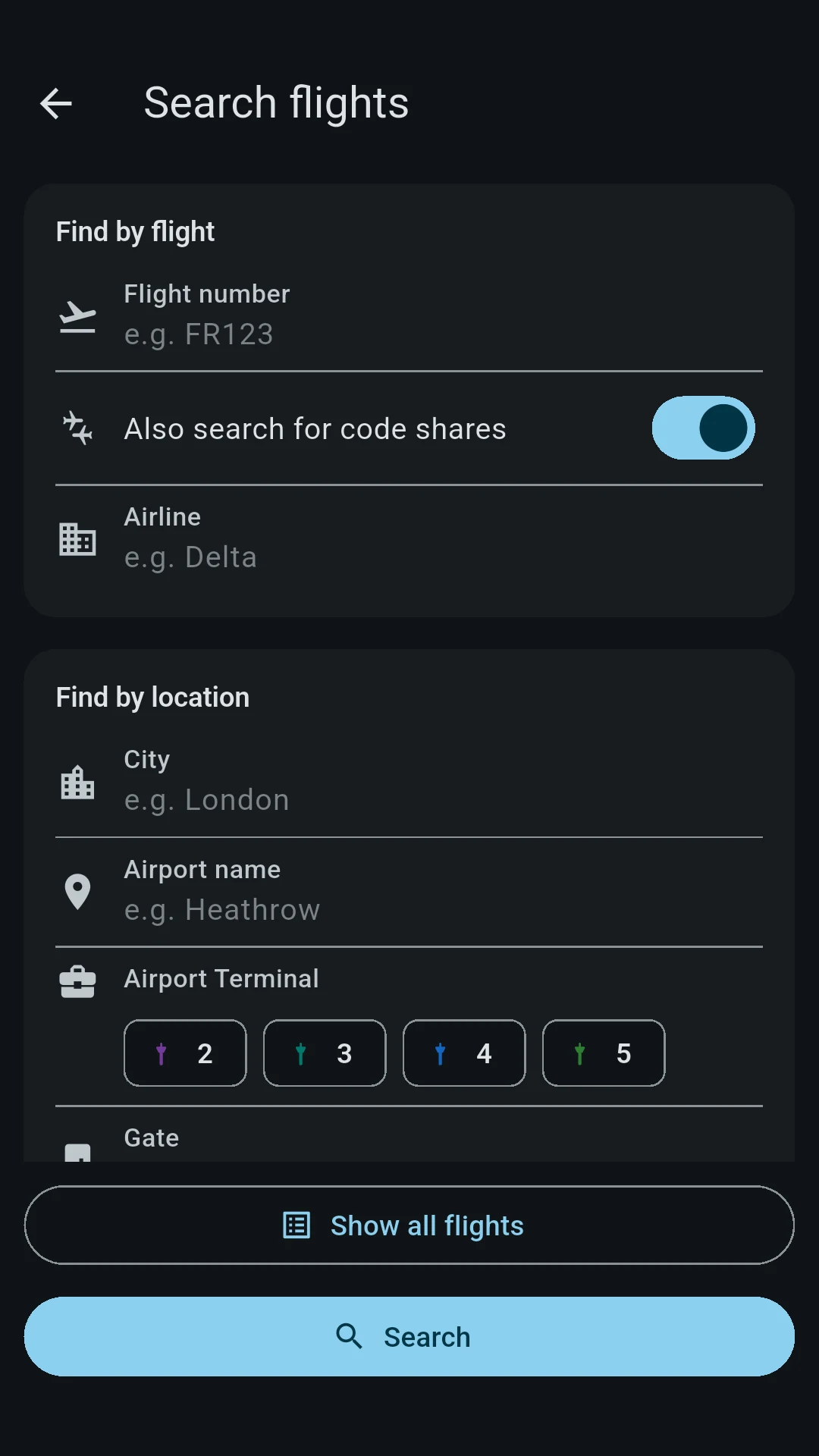 Hong Kong Airport HKG screenshot